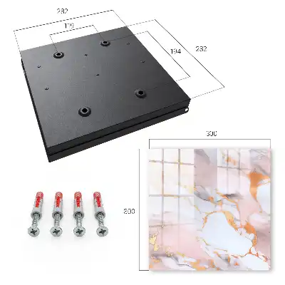 Key cabinet Abstract marble patterns