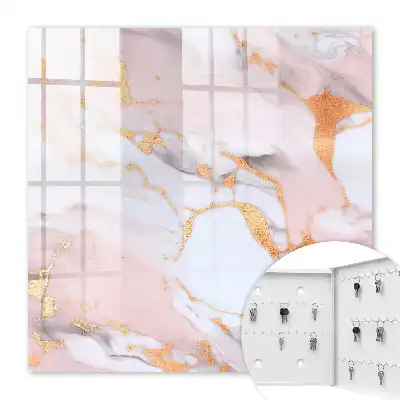 Key cabinet Abstract marble patterns