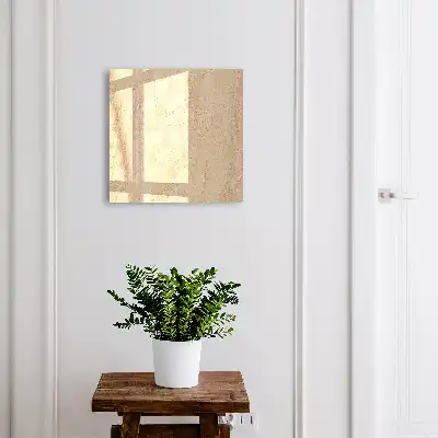 Wall mounted key cabinet Beige marble resembling stone