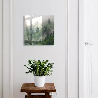 Decorative key box Misty forest, mysterious atmosphere