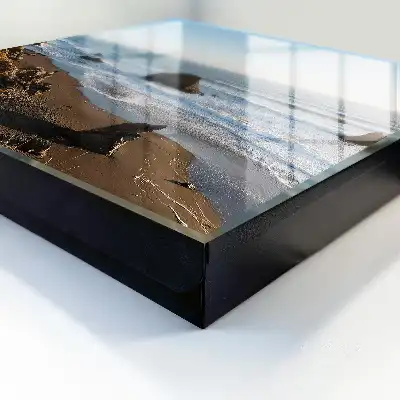 Key cabinet Seaside landscape with blue ocean