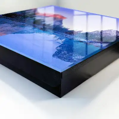 Wall mounted key box Magic of the landscape, a quiet morning