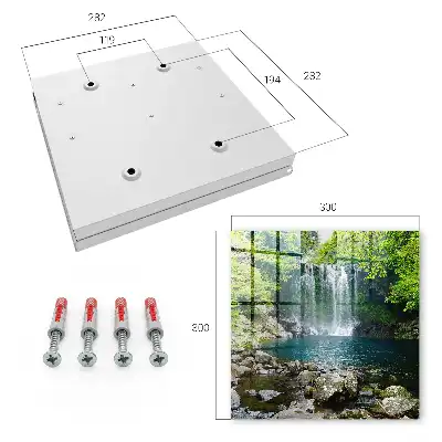 Key cabinet Natural waterfall endless harmony