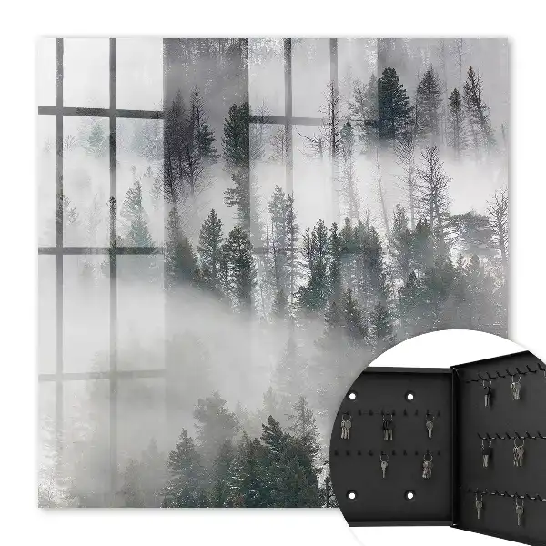 Wall mounted key box Misty greenery creates a peaceful atmosphere
