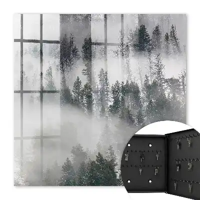 Wall mounted key box Misty greenery creates a peaceful atmosphere