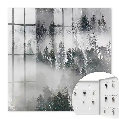 Wall mounted key box Misty greenery creates a peaceful atmosphere