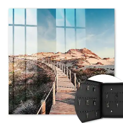 Key box for home Dunes path blue sky