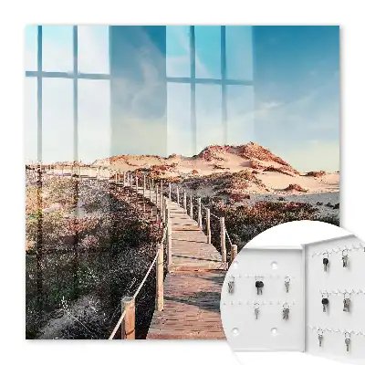 Key box for home Dunes path blue sky