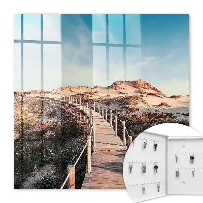 Key box for home Dunes path blue sky