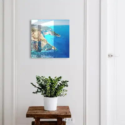 Decorative key box French Riviera by the sea