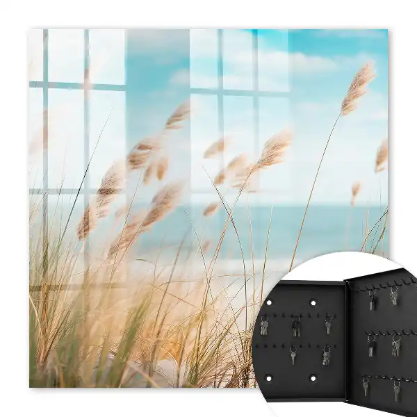 Key box for home Summer beach with sea grass