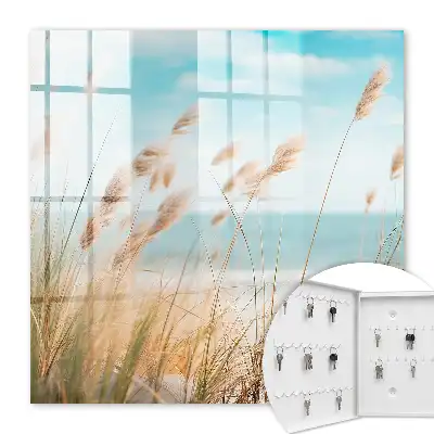 Key box for home Summer beach with sea grass