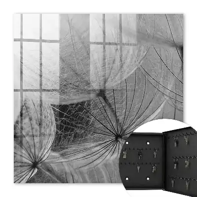 Wall mounted key box Dandelion seeds