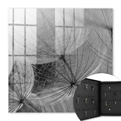 Wall mounted key box Dandelion seeds