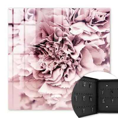 Key box for home A pink flower full of delicacy