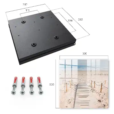 Key box for home Sea beach in the morning