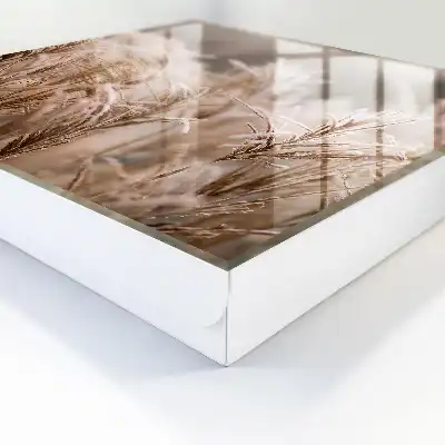 Decorative key box Frosty grass in warm shades