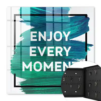 Wall mounted key cabinet Daily text inspiration