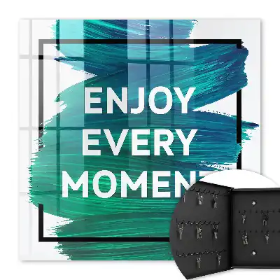 Wall mounted key cabinet Daily text inspiration