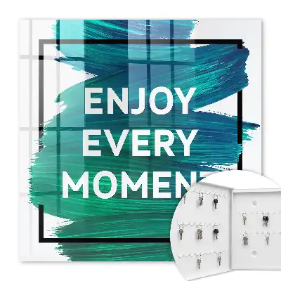 Wall mounted key cabinet Daily text inspiration