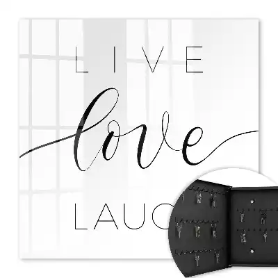 Key box for home Motivational quotes in a minimalist style