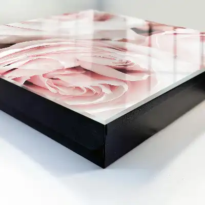 Wall mounted key cabinet Pastel shades of pink
