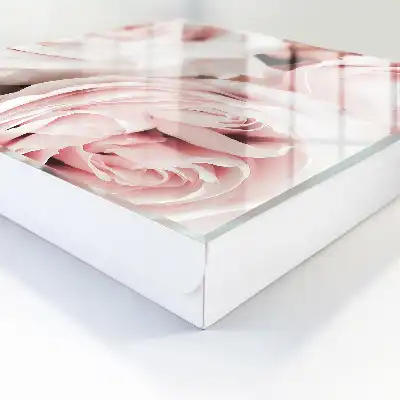 Wall mounted key cabinet Pastel shades of pink