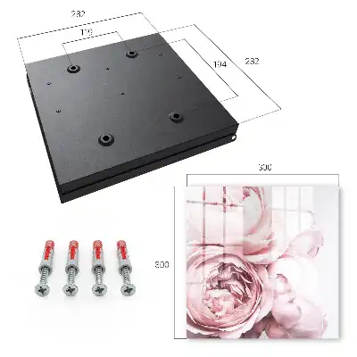 Wall mounted key cabinet Pink beauty full of elegance