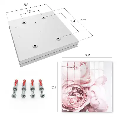 Wall mounted key cabinet Pink beauty full of elegance