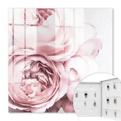 Wall mounted key cabinet Pink beauty full of elegance