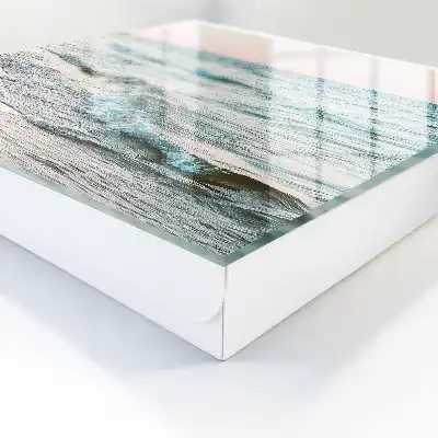 Wall mounted key box Sea waves at sunset