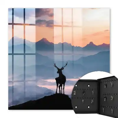 Key box for home The mountain harmony of the dawn mountains