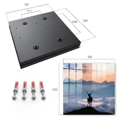 Key box for home The mountain harmony of the dawn mountains