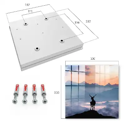 Key box for home The mountain harmony of the dawn mountains
