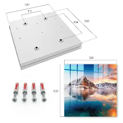 Decorative key box Mountain harmony of sunlight