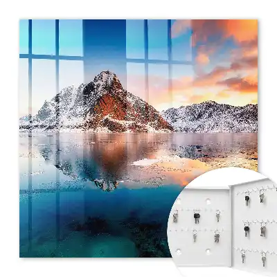 Decorative key box Mountain harmony of sunlight