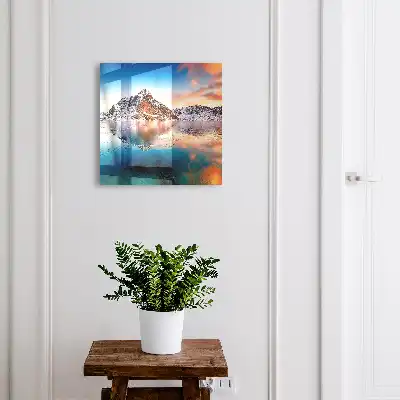 Decorative key box Mountain harmony of sunlight