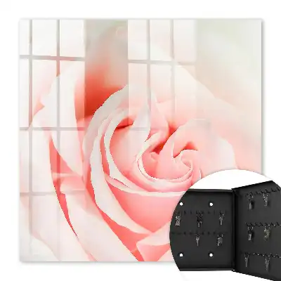 Key box for home Romantic rose in pastel shades