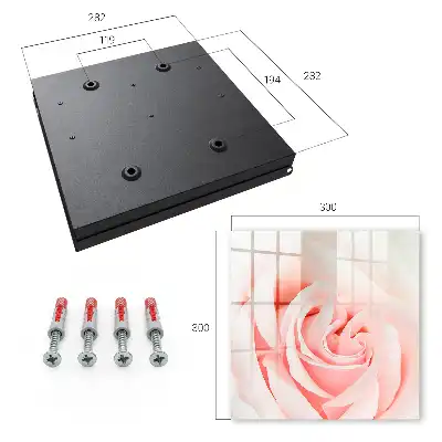 Key box for home Romantic rose in pastel shades