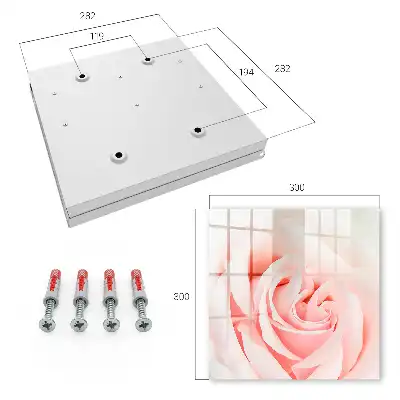 Key box for home Romantic rose in pastel shades