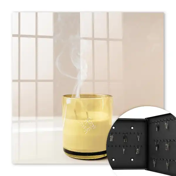 Key cabinet Glass peace with smoke content