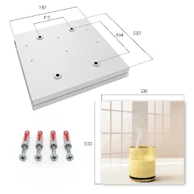 Key cabinet Glass peace with smoke content