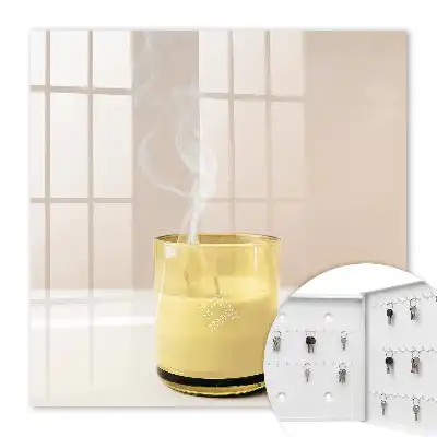 Key cabinet Glass peace with smoke content