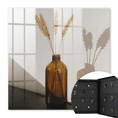 Key box for home A bottle of cereal in a minimalist style