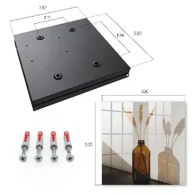 Key box for home A bottle of cereal in a minimalist style