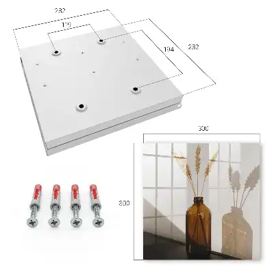 Key box for home A bottle of cereal in a minimalist style