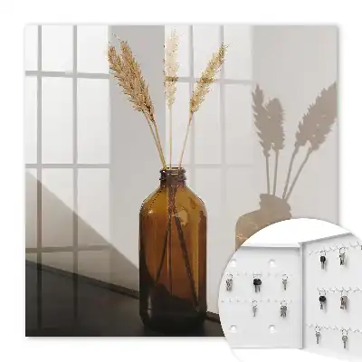 Key box for home A bottle of cereal in a minimalist style