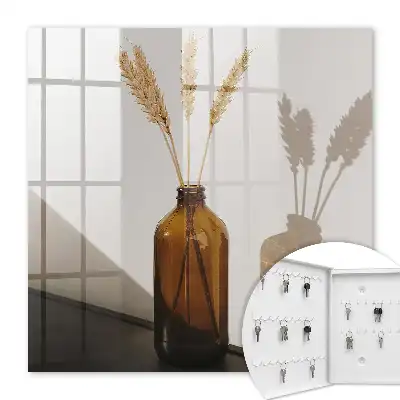 Key box for home A bottle of cereal in a minimalist style