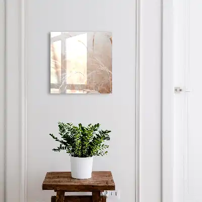 Wall mounted key cabinet Autumn ears of warm tones