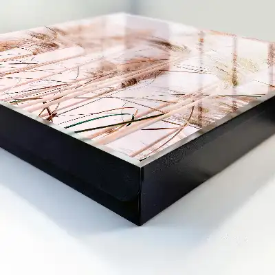 Decorative key box Sensual nature in warm light